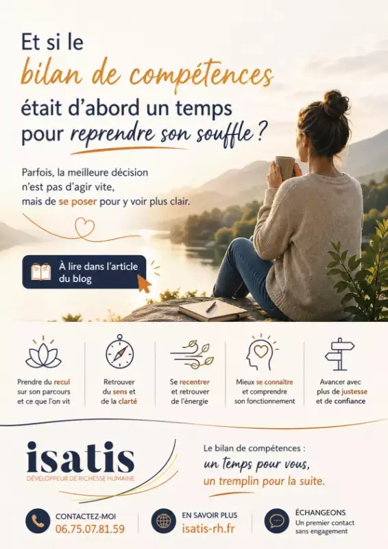 Et si le bilan de compétences était d’abord un temps pour reprendre son souffle ?