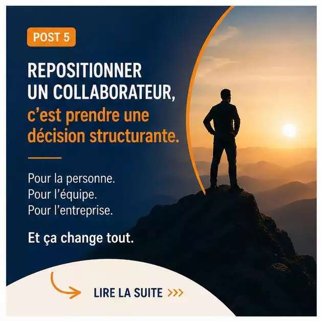 Repositionner un collaborateur, ce n’est pas “gérer un problème”.